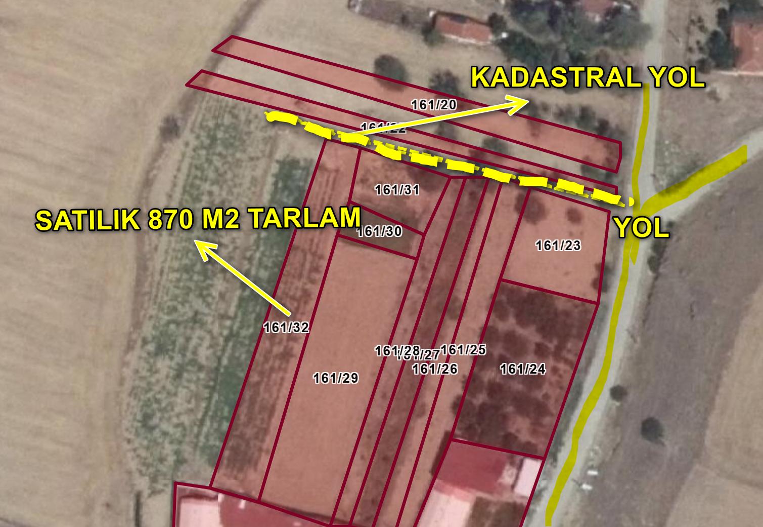 Plaza'dan Yarımcada Acil Satılık Yolu Suyu Olan Satılık Tarla - Resim 3
