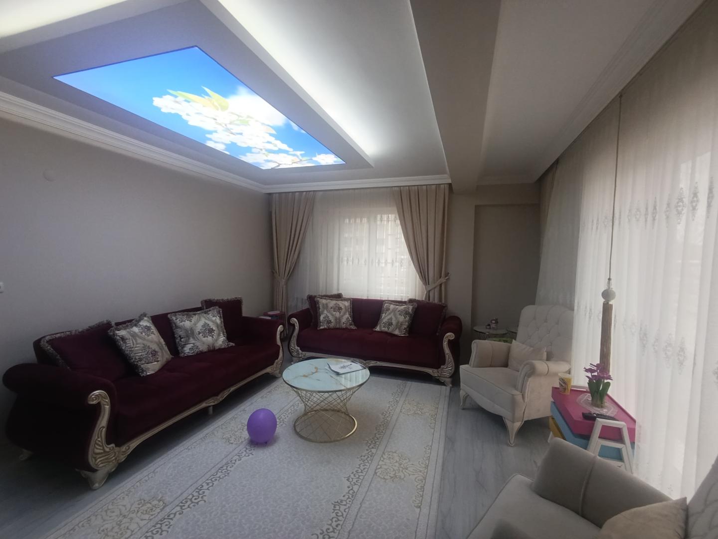 PLAZA'DAN FUAR ALANI KARŞISI 2+1 ARAKAT LÜKS SATILIK DAİRE - Resim 8