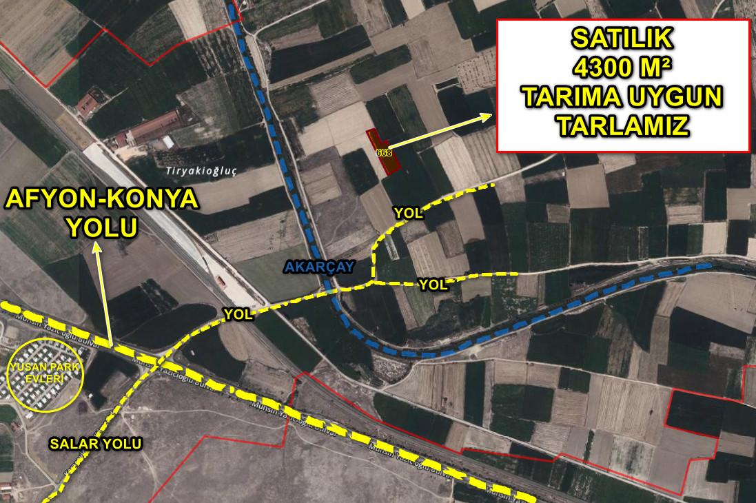 Plaza'dan Salar'da Konya Yoluna Yakın,Yatırımlık Tarıma Uygun