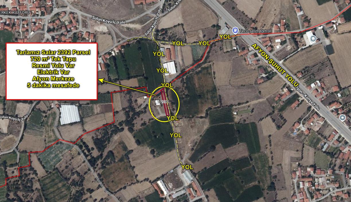 Plaza'dan Salar'da Yolu ve Elektriği Olan Köşe Fırsat Bahçe