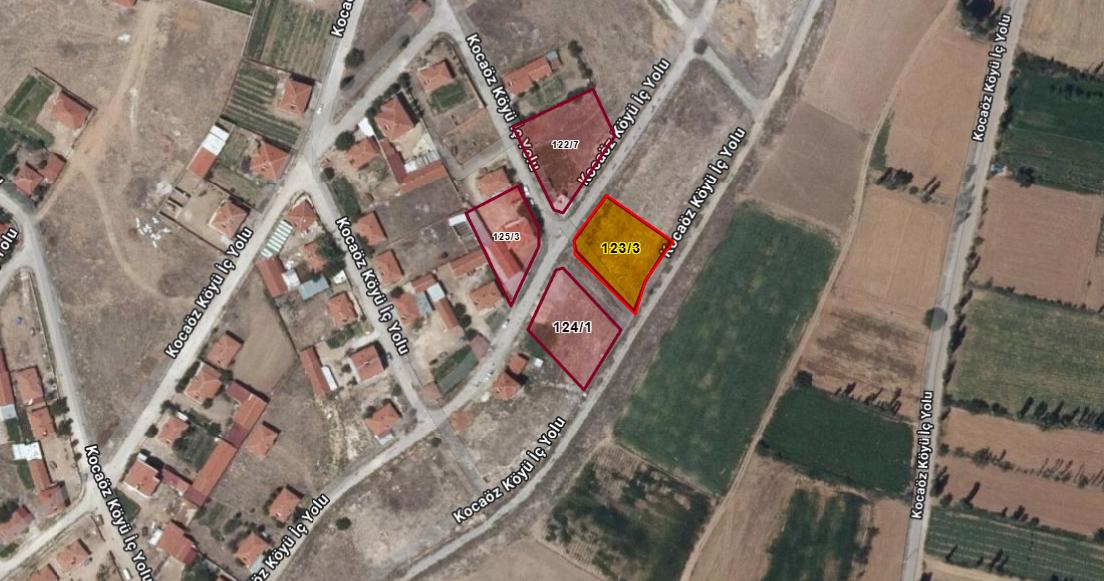 Plaza'dan Çobanlar Kocaöz'de 1230 m² Satılık Arsa - Resim 3